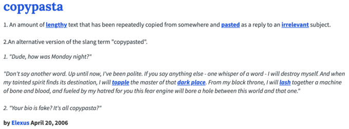 copypasta