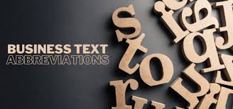 Business Text Abbreviations