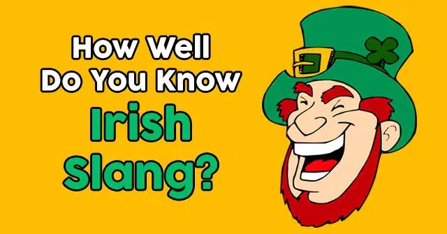 Irish slang