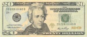 who is on the 20 dollar bill