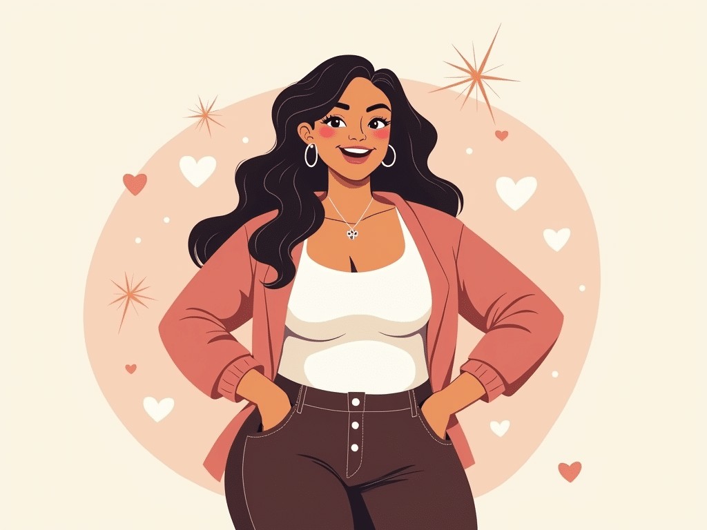 A graphic illustrating the acronym SSBBW (Super-Sized Big Beautiful Woman)